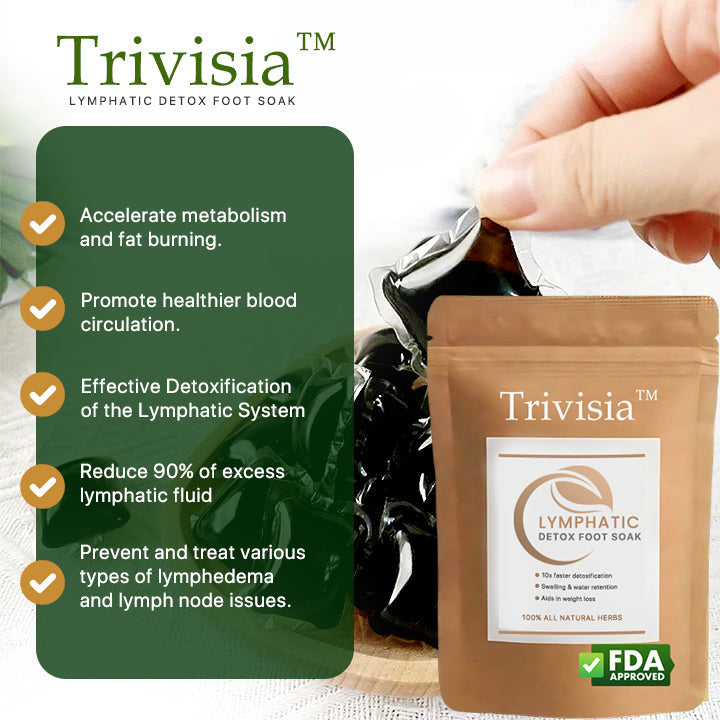 FDA Endorsed🇺🇸 |Trivisia™ Lymphatic Detox Foot Soak