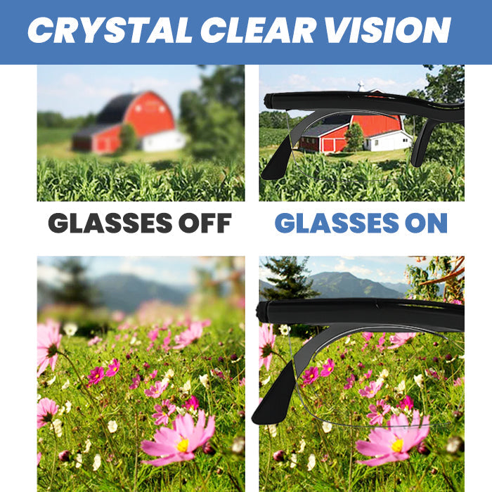 🏆Official Store | AEXZR® 2in1 VisionDial Adjustable Focus Glasses | Aerospace-Grade Titanium Frame✨