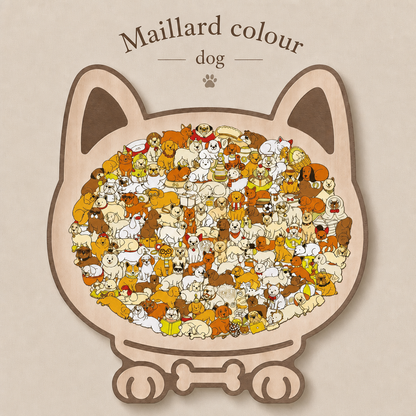 🎁 Grab Gifts  🎅Christmas Gift 135-Piece Cat-Shaped Wooden Puzzle 🐱 🎁