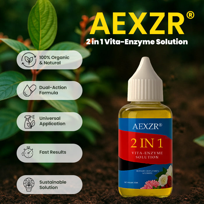 🏆Official Store | AEXZR® 2 in 1 Vita-Enzyme 🌱 Repair & Nourish Plants🌿