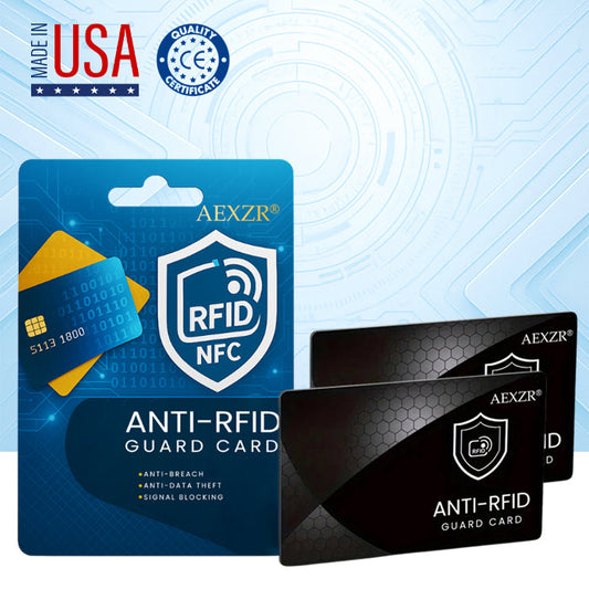 🏆✅Official Store |AEXZR® Anti-RFID Guard Card🌟Stop Electronic Skimming & Data Theft