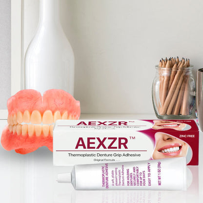 🔥2024 North America Best Seller TOP1🔥AEXZR™ Thermoplastic Denture Grip Adhesive