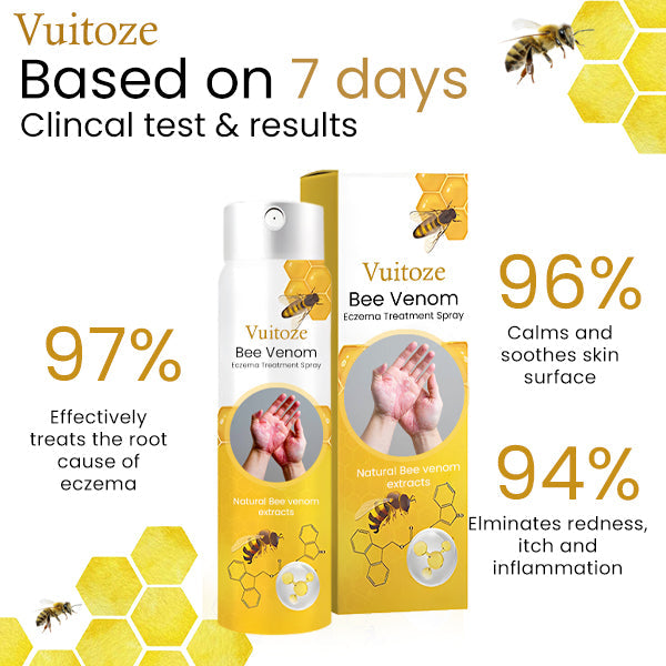 🏆✅FDA Endorsed🇺🇸 |🐝Vuitoze™ Bee Venom Eczema Treatment Spray