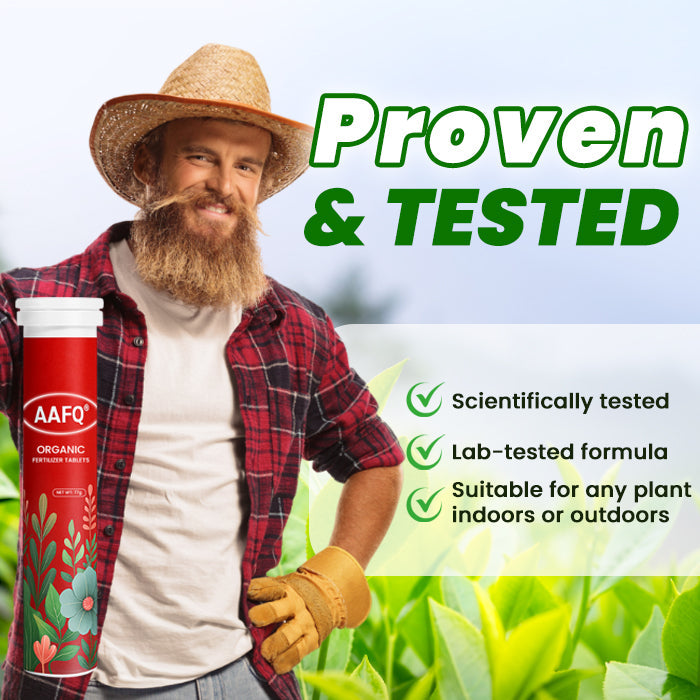 🏆🌱All-in-One Nutrient Boost | AAFQ® Organic Fertilizer Tablets- Slow Release Plant Food for 60 Days⭐️
