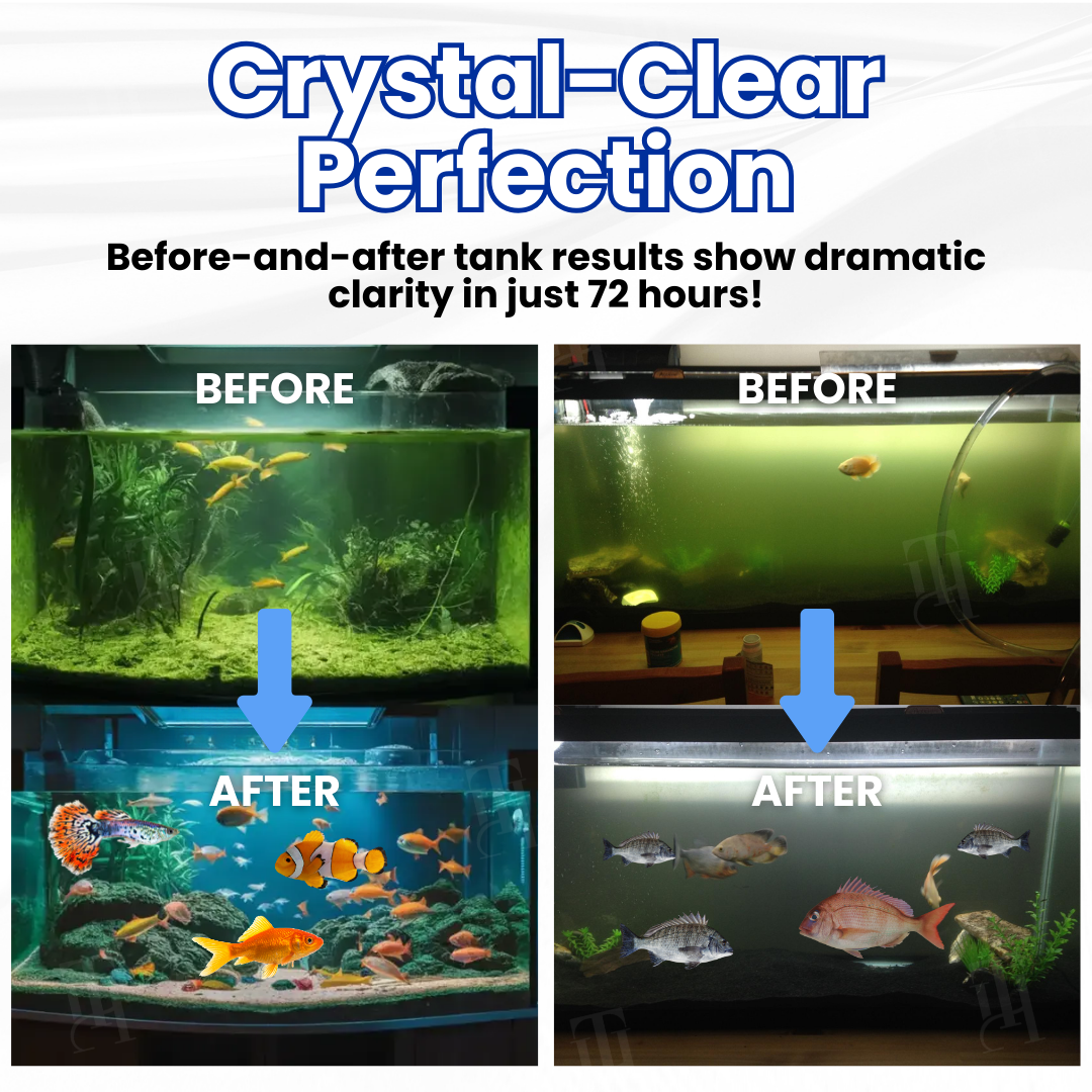 ✨AEXZR® Max-Power Aquarium Purification 🐠Tablet Bio-Cleaning, Reduces Water Changes🌊
