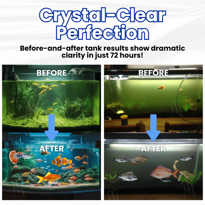 ✨AEXZR® Max-Power Aquarium Purification 🐠Tablet Bio-Cleaning, Reduces Water Changes🌊