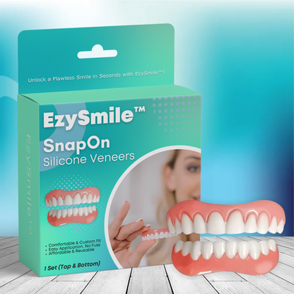 🔥2024 North America Best Seller TOP1🔥EzySmile™ SnapOn Silicone Veneers