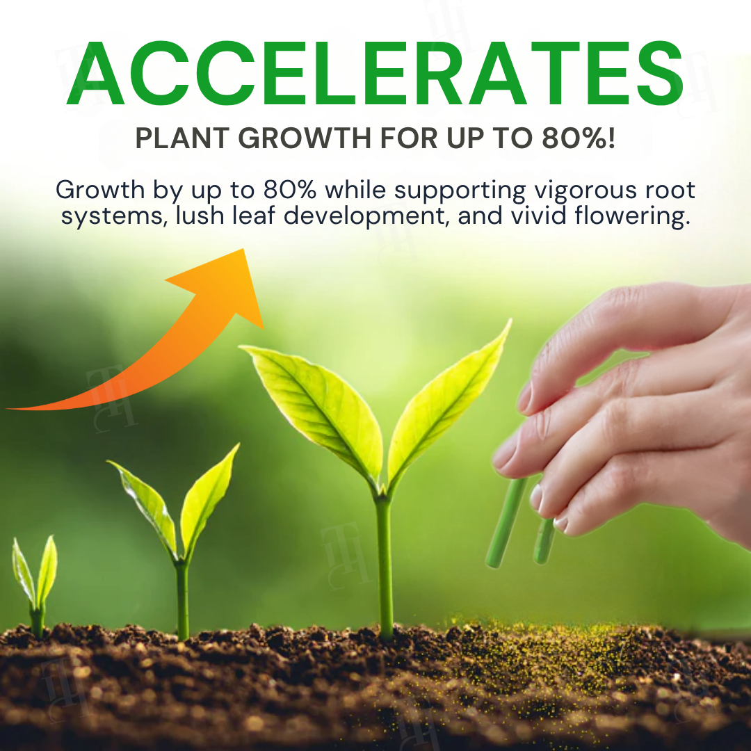 🌿AEXZR® Max-Power Fulvic Acids Fertilizer Sticks💧90-Day Continuous Plant Nutrition🌱