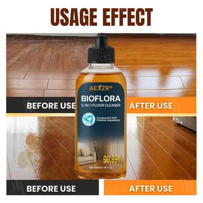 👨‍👩‍👧‍👦AEXZR® BioFlora 5-in-1 Floor Cleaner | 🛡️ 5-Day Protection |👶🐾 Baby & Pet Safe