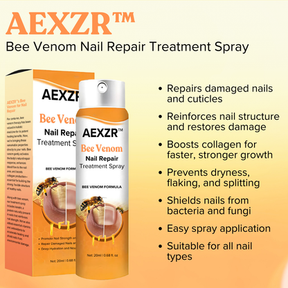 FDA Endorsed🇺🇸 |🐝AEXZR™ Bee Venom Nail Repair Treatment Spray🏆✅