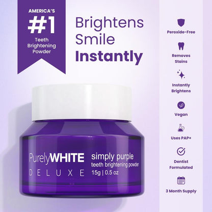 Teeth Brightening Powder 🦷 Instant Brightening 💎 Great for Sensitive Teeth 😊