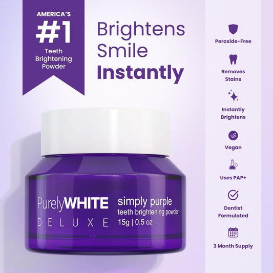 Teeth Brightening Powder 🦷 Instant Brightening 💎 Great for Sensitive Teeth 😊