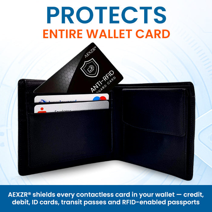 🏆✅Official Store |AEXZR® Anti-RFID Guard Card🌟Stop Electronic Skimming & Data Theft