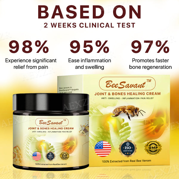 BeeSavant™ Joint & Bones Healing Cream(⏰𝐋𝐢𝐦𝐢𝐭𝐞𝐝 𝐭𝐢𝐦𝐞 𝐝𝐢𝐬𝐜𝐨𝐮𝐧𝐭 𝐋𝐚𝐬𝐭 𝟑𝟎 𝐦𝐢𝐧𝐮𝐭𝐞𝐬⏰)