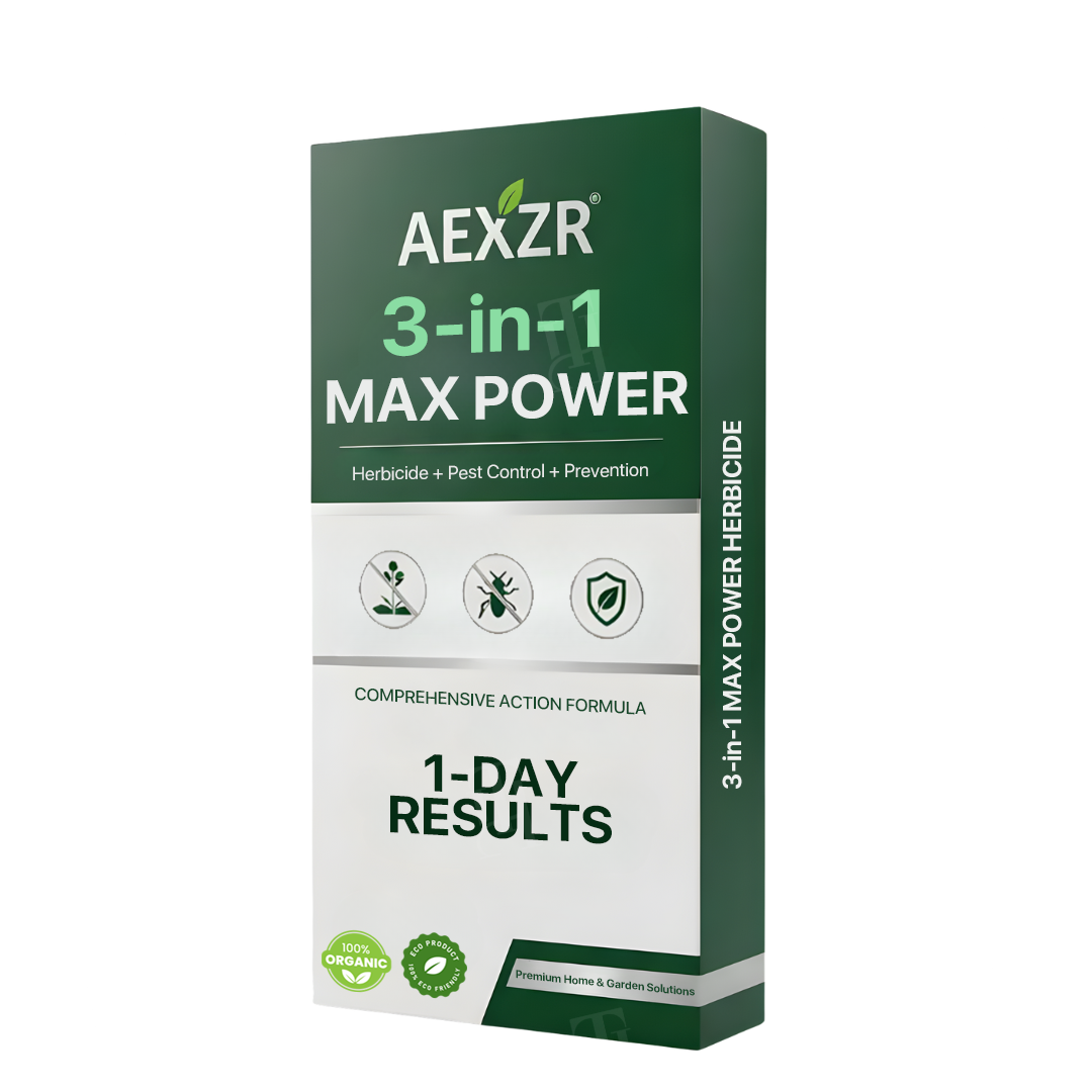 🏆AEXZR® 3 in 1 Max Power Herbicide Kill Weeds DEAD in 24 Hours – Organic, Pet-Safe Garden Guardian! 🔥