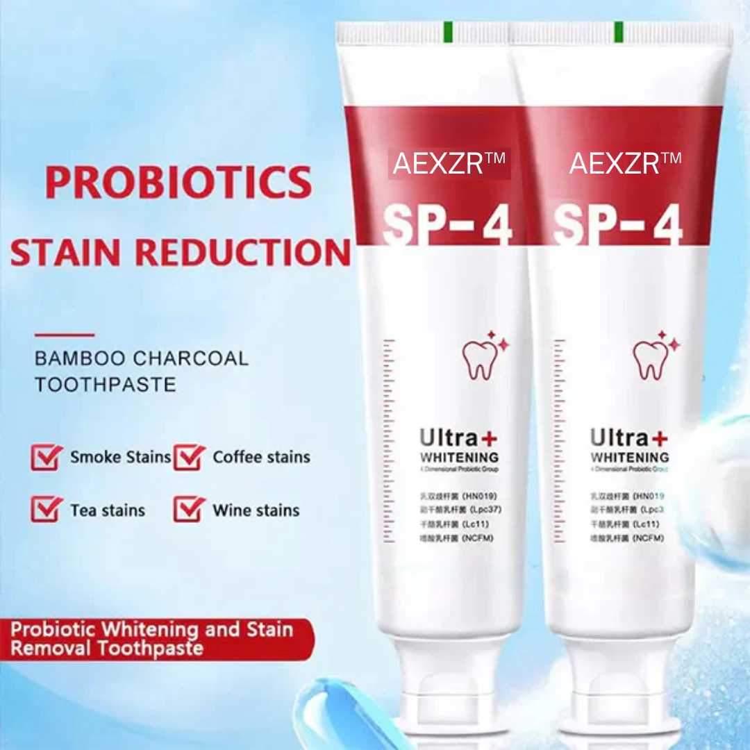 🔥2024 HOT SALE🔥 AEXZR™ SP-4 Probiotic Whitening Toothpaste