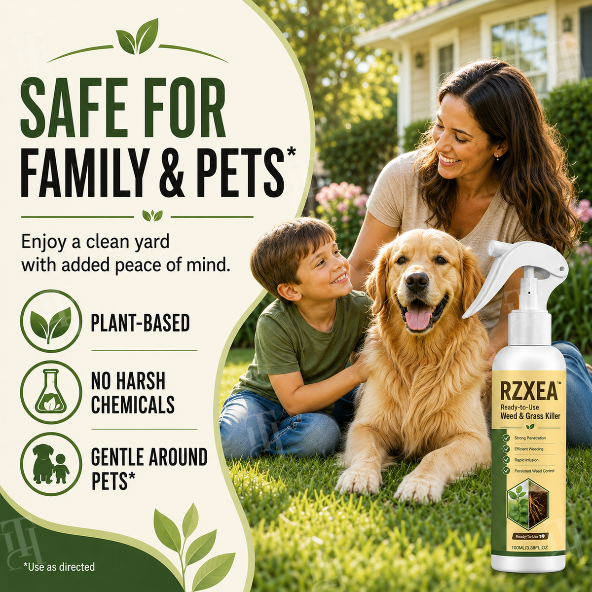 🎯 See a Weed? Spray It. RZXEA™ Ready-to-Use Weed & Grass Killer