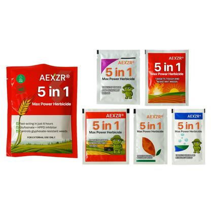 🏆Official Store | AEXZR® 5 in 1 Max Power Herbicide- Kills 200+ Weeds in 1-3 Days💡