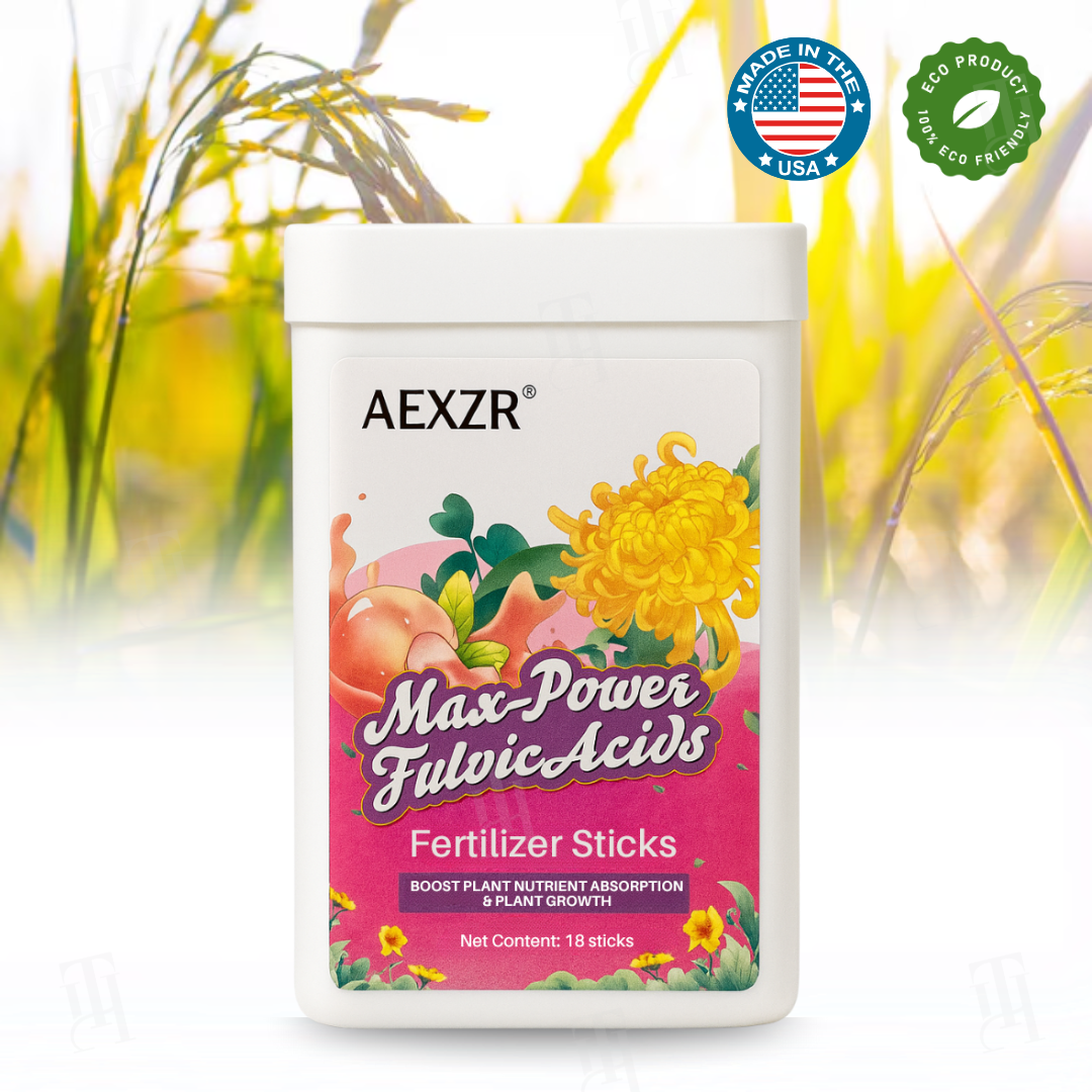 🌿AEXZR® Max-Power Fulvic Acids Fertilizer Sticks💧90-Day Continuous Plant Nutrition🌱