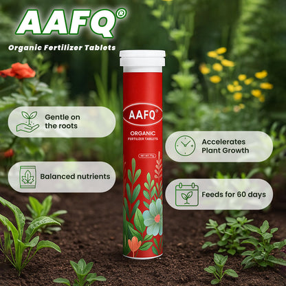 🏆🌱All-in-One Nutrient Boost | AAFQ® Organic Fertilizer Tablets- Slow Release Plant Food for 60 Days⭐️