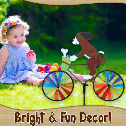 AEXZR®  Cat & Dog Bicycle Wind Spinner