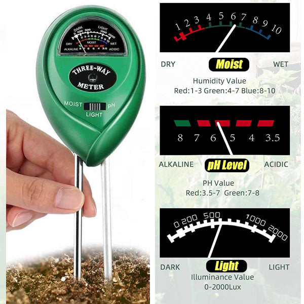 3 in 1 Soil Meter