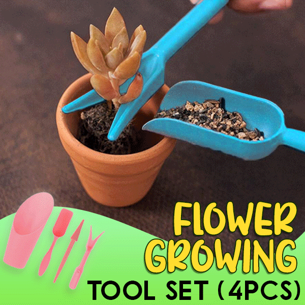 4pcs Flower Growing Tool Set